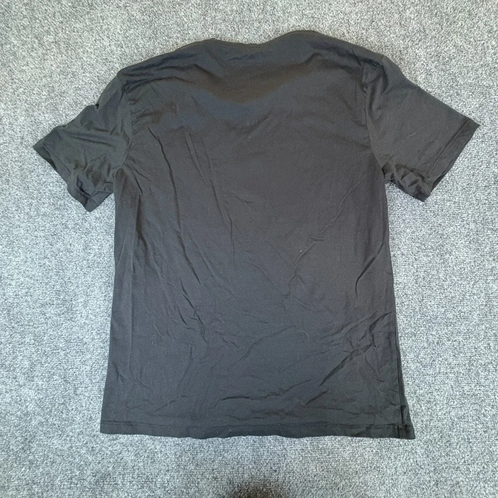 Banana Republic Essential Tee Mens XL Black Cotton Stretch Short Sleeve V Neck